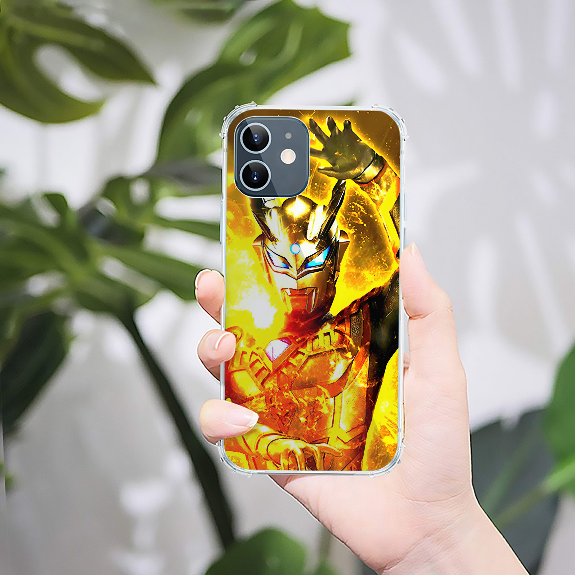 （画像用） ウルトラマン Ultraman 【iPhone 12シリーズ対応】透明スマホケース（クリアソフトケース）